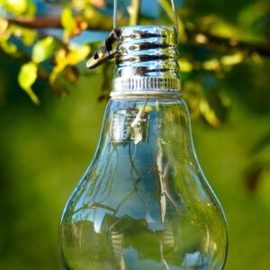 lightbulb, garden light, solar