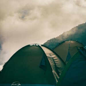 Camping in Mountains