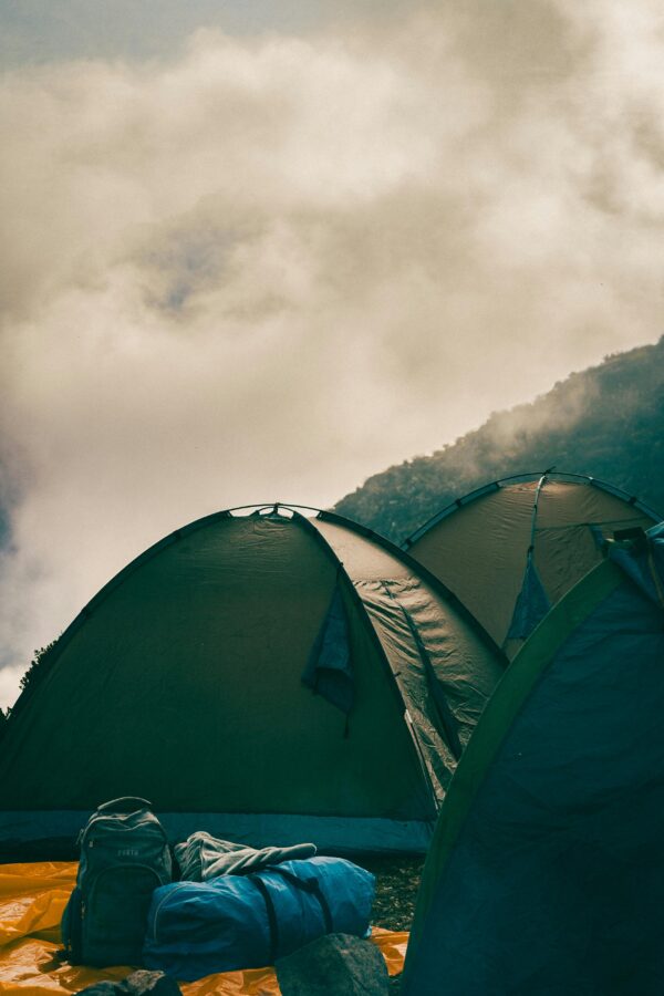 Camping in Mountains